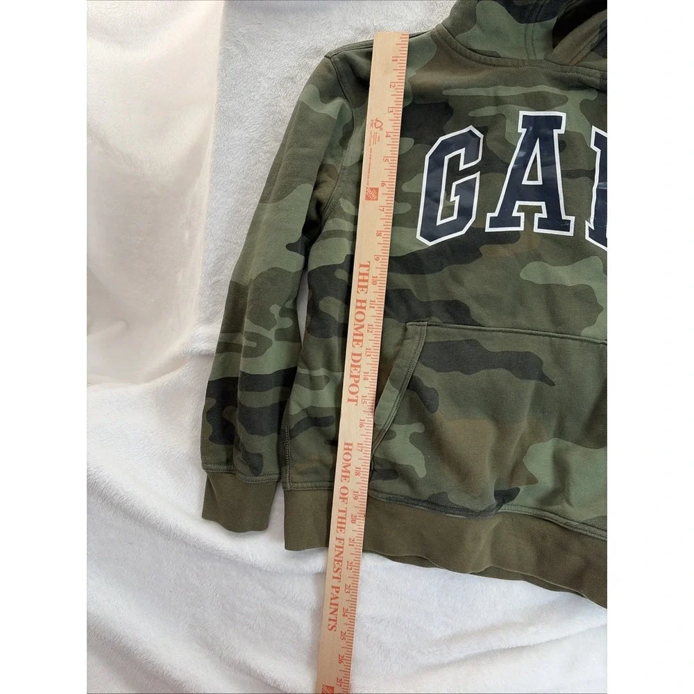 Gap Hoodie Kids XL (12-13)  Camouflage Cotton Graphic Print  Retro Grunge 90s‎